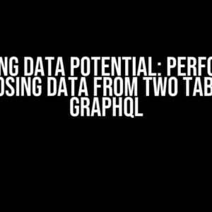 Unlocking Data Potential: Performance of Exposing Data from Two Tables via GraphQL